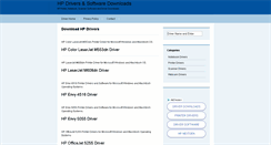 Desktop Screenshot of hpdriver.net